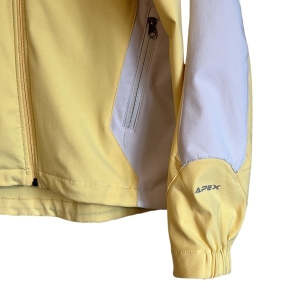 The North Face‎ Women's white yellow apex spring jacket size small - Picture 5 of 8